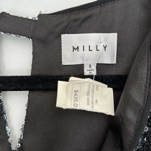 ♻️DONATED DEC. 2023♻️ 
NWT Milly size 8 sequin dress - Picture 6 of 11